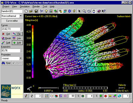 User interface RTM Worx Overview Polyworx